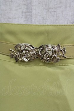 画像4: an another angelus / ローズ金具ベルト付きフレアースカート Free YELLOW H-26-02-03-027-CA-SK-NS-ZH