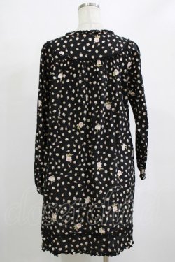 画像3: PINK HOUSE / 花柄ワンピース Free ブラック H-26-02-03-032-LO-OP-NS-ZH