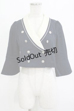 画像1: an another angelus / ショールカラーマリンジャケット Free NAVY H-26-02-03-044-CA-JA-NS-ZH