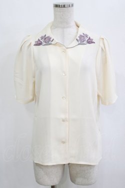 画像1: an another angelus / カンパニュラ刺繍衿ブラウス Free IVORY×PK H-26-02-03-046-CA-BL-NS-ZH