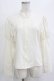 画像1: Kurumi Collaboration / KRデシンジゴスリブラウス M 生成り H-26-02-03-047-GO-BL-NS-ZH (1)