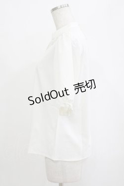 画像2: an another angelus / ヨークカットワーク刺繍ブラウス Free OFFWHITE H-26-02-03-050-CA-BL-NS-ZH