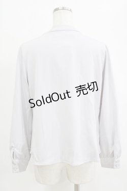 画像3: an another angelus / レース使いスキッパーブラウス Free BLUE GRAY H-26-02-03-053-CA-BL-NS-ZH