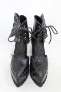 WIDOW / Midnight Calling Bat Wing Heels 5M(約22.5~23cm) ブラック H-26-02-03-1001-PU-SH-KB-ZH