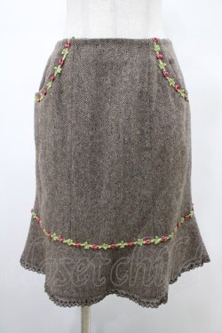 画像3: MILK / フラワーレースウールSET  チャコール H-26-02-03-1031-ML-OP-KB-ZH