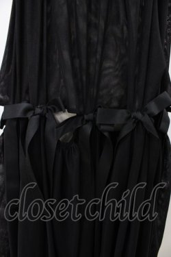 画像3: Candy Stripper / FULL OF RIBBON HARNESS TULLE SKIRT  ブラック H-26-02-03-1032-PU-OP-KB-ZH