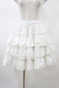 Vallee lys / Pivoine Frill Skirt  ホワイト H-26-02-03-1033-GO-SK-KB-ZH