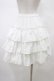 画像2: Vallee lys / Pivoine Frill Skirt  ホワイト H-26-02-03-1033-GO-SK-KB-ZH (2)