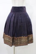 Jane Marple Dans Le Salon / グリッタープリントスカート  パープル H-26-02-03-1036-JM-SK-KB-ZH