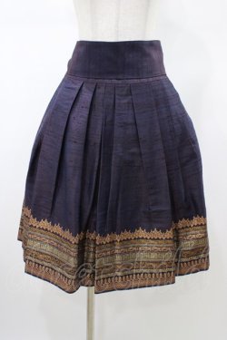 画像1: Jane Marple Dans Le Salon / グリッタープリントスカート  パープル H-26-02-03-1036-JM-SK-KB-ZH