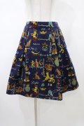 Jane Marple / Joyful crestのタックスカート  ネイビー H-26-02-03-1037-JM-SK-KB-ZH