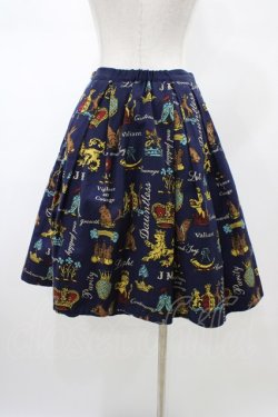 画像2: Jane Marple / Joyful crestのタックスカート  ネイビー H-26-02-03-1037-JM-SK-KB-ZH