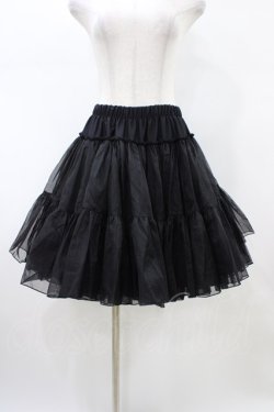 画像1: kuroobi / 遮熱パニエ(48cm丈)  ブラック H-26-02-03-1041-0-SK-KB-ZH