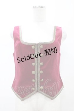 画像1: Jane Marple / 別珍ビスチェ  ワイン H-26-02-03-1046-JM-JA-KB-ZH