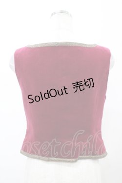 画像2: Jane Marple / 別珍ビスチェ  ワイン H-26-02-03-1046-JM-JA-KB-ZH