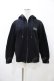 画像1: Jane Marple / フリルフードZIPパーカー  ブラック H-26-02-03-1049-JM-TO-KB-ZH (1)