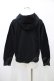 画像2: Jane Marple / フリルフードZIPパーカー  ブラック H-26-02-03-1049-JM-TO-KB-ZH (2)