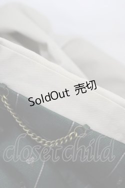 画像3: Jane Marple / レジメンタルストライプ＆ドットジャガードコート  グリーン×グレージュ H-26-02-03-1061-JM-CO-KB-ZH