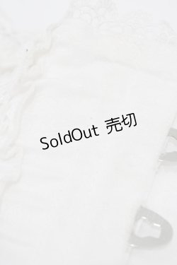 画像4: ATELIER PIERROT / フリルレースショートコルセット  ホワイト H-26-02-03-1015-EL-ZA-KB-ZH