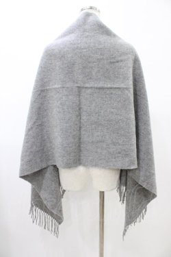 画像2: Jane Marple / エンブロイダリーストール  グレー H-26-02-03-1018-JM-ZA-KB-ZH