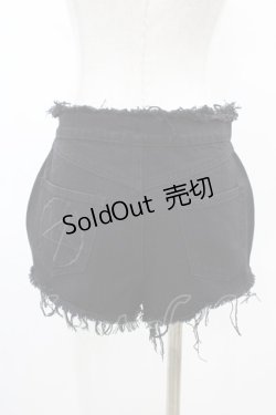 画像2: KILL STAR / LIL' DEVIL DENIM SHORT PANTS XS ブラック H-26-02-03-1019-SL-PA-KB-ZH