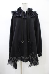 HANGRY&ANGRY / 猫耳ドレスパーカー  ブラック H-26-02-03-1020-HN-TO-KB-ZH