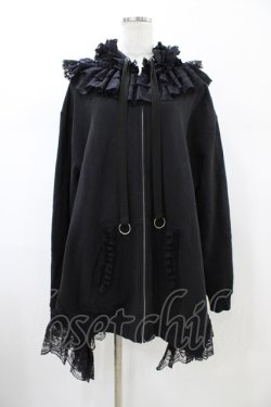 画像1: HANGRY&ANGRY / 猫耳ドレスパーカー  ブラック H-26-02-03-1020-HN-TO-KB-ZH