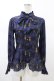 画像1: ATELIER PIERROT / Diamond Circus ブラウス  ネイビー H-26-02-03-1024-EL-BL-KB-ZH (1)