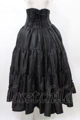 ATELIER PIERROT / Long Corset Skirt  ブラック H-26-02-03-1028-EL-SK-KB-ZH