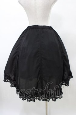 画像2: ATELIER PIERROT / Victorian Ruffle Chiffon Skirt  ブラック H-26-02-03-1029-EL-SK-KB-ZH
