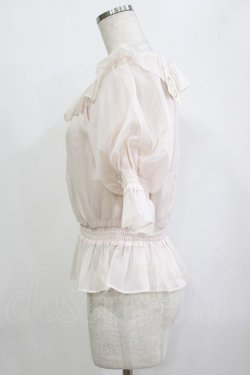 画像2: F&A / シアーオフショルフリルプルオーバーブラウス Free LIGHT PINK H-26-02-03-055-LO-BL-NS-ZH
