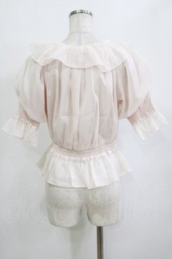 画像3: F&A / シアーオフショルフリルプルオーバーブラウス Free LIGHT PINK H-26-02-03-055-LO-BL-NS-ZH