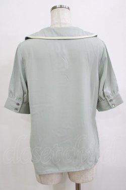 画像3: Fi.n.t / 配色ライン使いビッグカラーブラウス Free SAX×WHITE H-26-02-03-056-CA-BL-NS-ZH