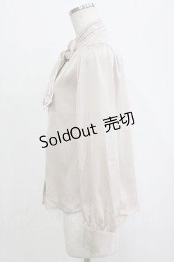 画像2: an another angelus / ローズカットワークボウタイブラウス Free PINK BEIGE H-26-02-03-057-CA-BL-NS-ZH