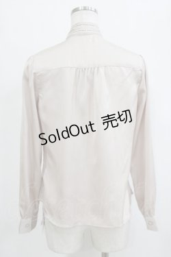 画像3: an another angelus / ローズカットワークボウタイブラウス Free PINK BEIGE H-26-02-03-057-CA-BL-NS-ZH