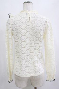 画像3: F&A / フリルヨーク起毛レーストップス Free OFF WHITE H-26-02-03-060-LO-TO-NS-ZH