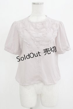 画像1: an another angelus / レース使いブラウス Free LAVENDER H-26-02-03-062-CA-BL-NS-ZH