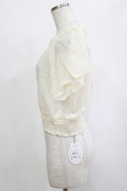 画像2: an another angelus / シアーシュリンクオフショルトップス Free IVORY H-26-02-03-065-CA-TO-NS-ZH