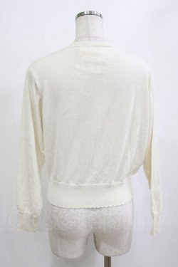 画像3: F&A / ガラス風クリアフラワー釦UVカットニットカーディガン Free OFFWHITE H-26-02-03-066-LO-TO-NS-ZH
