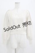 an another angelus / ローズ同色刺繍シャギーニットプルオーバー Free IVORY H-26-02-03-070-CA-TO-NS-ZH