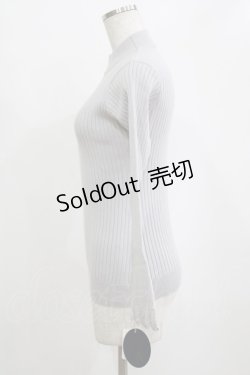 画像2: an another angelus / フレアースリーブハイネックリブニットプルオーバー Free LIGHT GRAY H-26-02-03-072-CA-TO-NS-ZH