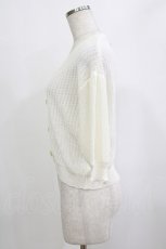 画像2: F&A / 押し花釦透かし編みニットカーディガン Free OFF WHITE H-26-02-03-074-LO-TO-NS-ZH (2)