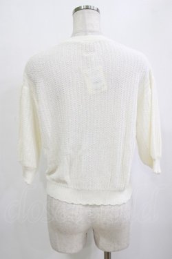 画像3: F&A / 押し花釦透かし編みニットカーディガン Free OFF WHITE H-26-02-03-074-LO-TO-NS-ZH