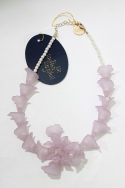 画像2: an another angelus / フロストフラワーチョーカー  LAVENDER H-26-02-03-078-CA-AC-NS-ZH