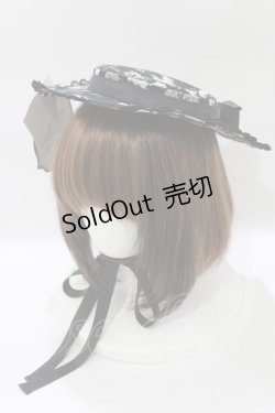 画像1: Kurumi Collaboration / KRMヘッドドレス  ブラック H-26-02-03-079-GO-AC-NS-ZH