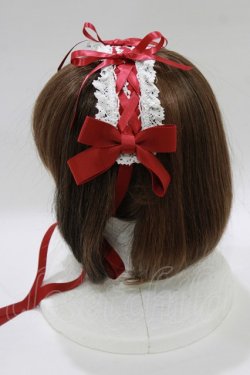 画像2: BABY,THE STARS SHINE BRIGHT / Sweetie Fairy taleあかずきんちゃんヘッドドレス  エンジ H-26-02-03-081-BA-AC-NS-ZH