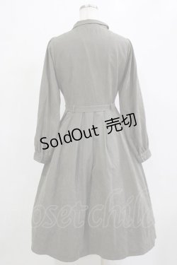 画像3: an another angelus / フロント釦開衿長袖ワンピース Free GREEN H-26-02-03-012-CA-OP-NS-ZH