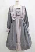 axes femme kawaii / リナズワンピース M グレー H-26-02-03-016-AX-OP-NS-ZH