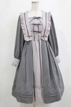 画像1: axes femme kawaii / リナズワンピース M グレー H-26-02-03-016-AX-OP-NS-ZH