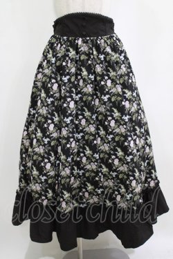 画像1: Kurumi Collaboration / KRハナガラHWフレアSK M ブラック H-26-02-03-019-GO-SK-NS-ZH